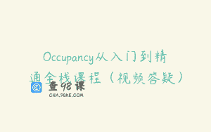 Occupancy从入门到精通全栈课程（视频答疑）