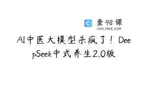 AI中医大模型杀疯了！DeepSeek中式养生2.0版