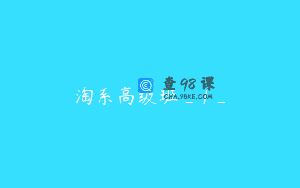 淘系高级班_1_