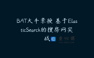 BAT大牛亲授 基于ElasticSearch的搜房网实战