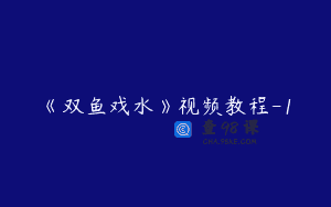 《双鱼戏水》视频教程-1