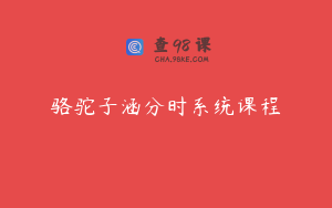 骆驼子涵分时系统课程