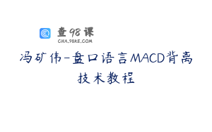冯矿伟-盘口语言MACD背离技术教程