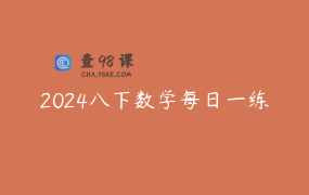 2024八下数学每日一练