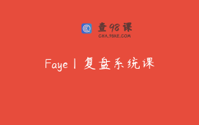 Faye丨复盘系统课