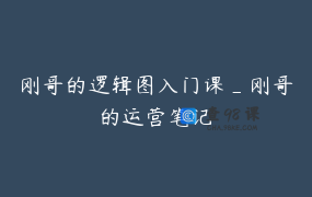 刚哥的逻辑图入门课_刚哥的运营笔记