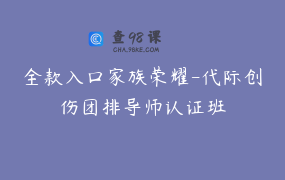 全款入口家族荣耀-代际创伤团排导师认证班
