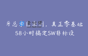 牙总亲自录制，真正零基础 58小时搞定SW非标设计应用（含专属会员）_工控速通-广东飞拓