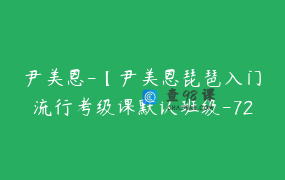 尹美恩-【尹美恩琵琶入门流行考级课默认班级-7276165239463221561】-188000圆-130节