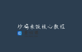 炒鸡米饭核心教程