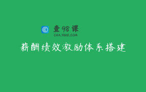 薪酬绩效激励体系搭建