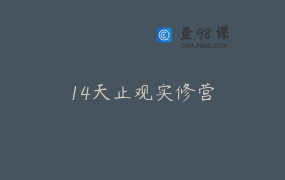 14天止观实修营