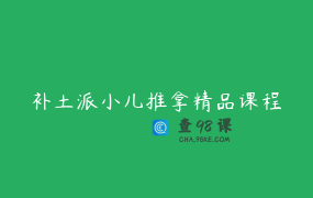 补土派小儿推拿精品课程