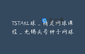 TSTA红球_精灵网球课程_无锡头号种子网球