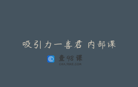 吸引力一喜君 内部课