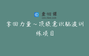 拿回力量～顶级意识脑波训练项目