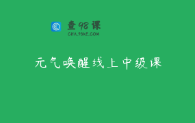 元气唤醒线上中级课