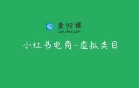 小红书电商-虚拟类目