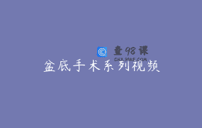 盆底手术系列视频