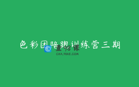 色彩团陪跑训练营三期
