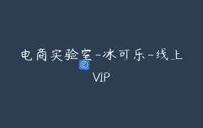 电商实验室-冰可乐-线上VIP