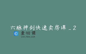 六脉神剑快速卖房课_2
