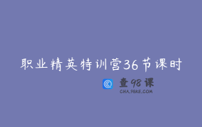 职业精英特训营36节课时