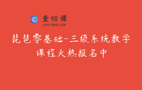 琵琶零基础-三级系统教学课程火热报名中