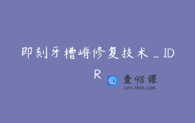 即刻牙槽嵴修复技术_IDR