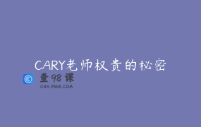 CARY老师权贵的秘密