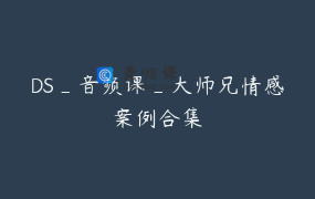 DS_音频课_大师兄情感案例合集