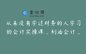 从来没有学过财务的人学习的会计实操课_利涵会计_2