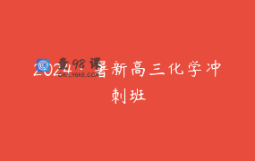 2024·暑新高三化学冲刺班