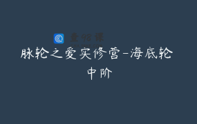 脉轮之爱实修营-海底轮 中阶