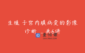 生殖 子宫内膜病变的影像诊断 _共6讲